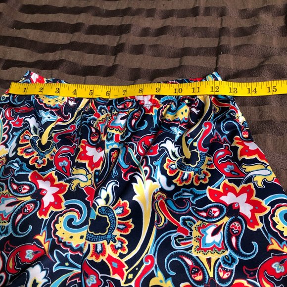 Travel Elements Pull On Floral Palazzo Pants-Sz S - Picture 5 of 7